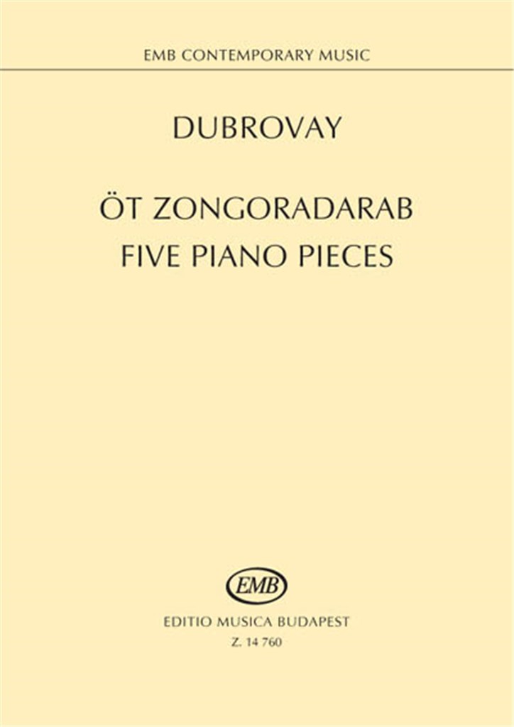Five Piano Pieces